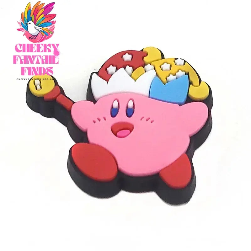 10Pcs Set Kirby's Dream Land Shoe Buckle DIY Sneakers Accessories Souvenir PVC Shoe Decorations Clogs Kids Gifts Cheeky Fantail Finds