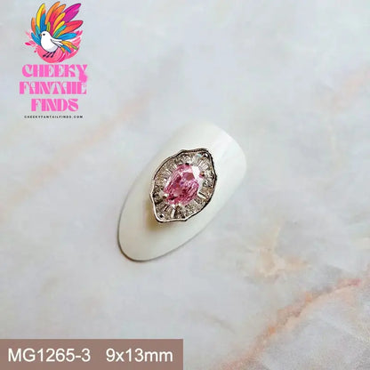10pcs Festive Wedding Bride New Year Christmas Zircon Metal Nails Jewelry Decorations Nail Art Accessories Charms Parts Supplies Cheeky Fantail Finds