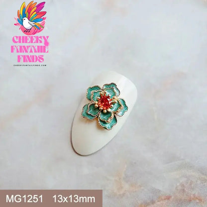 10pcs Festive Wedding Bride New Year Christmas Zircon Metal Nails Jewelry Decorations Nail Art Accessories Charms Parts Supplies Cheeky Fantail Finds