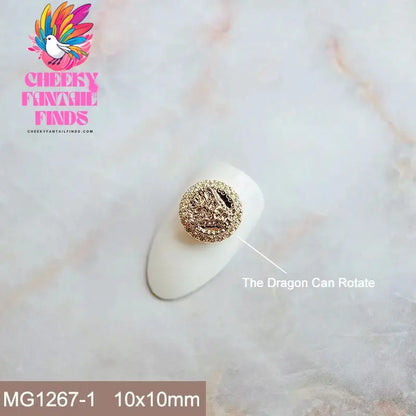 10pcs Festive Wedding Bride New Year Christmas Zircon Metal Nails Jewelry Decorations Nail Art Accessories Charms Parts Supplies Cheeky Fantail Finds
