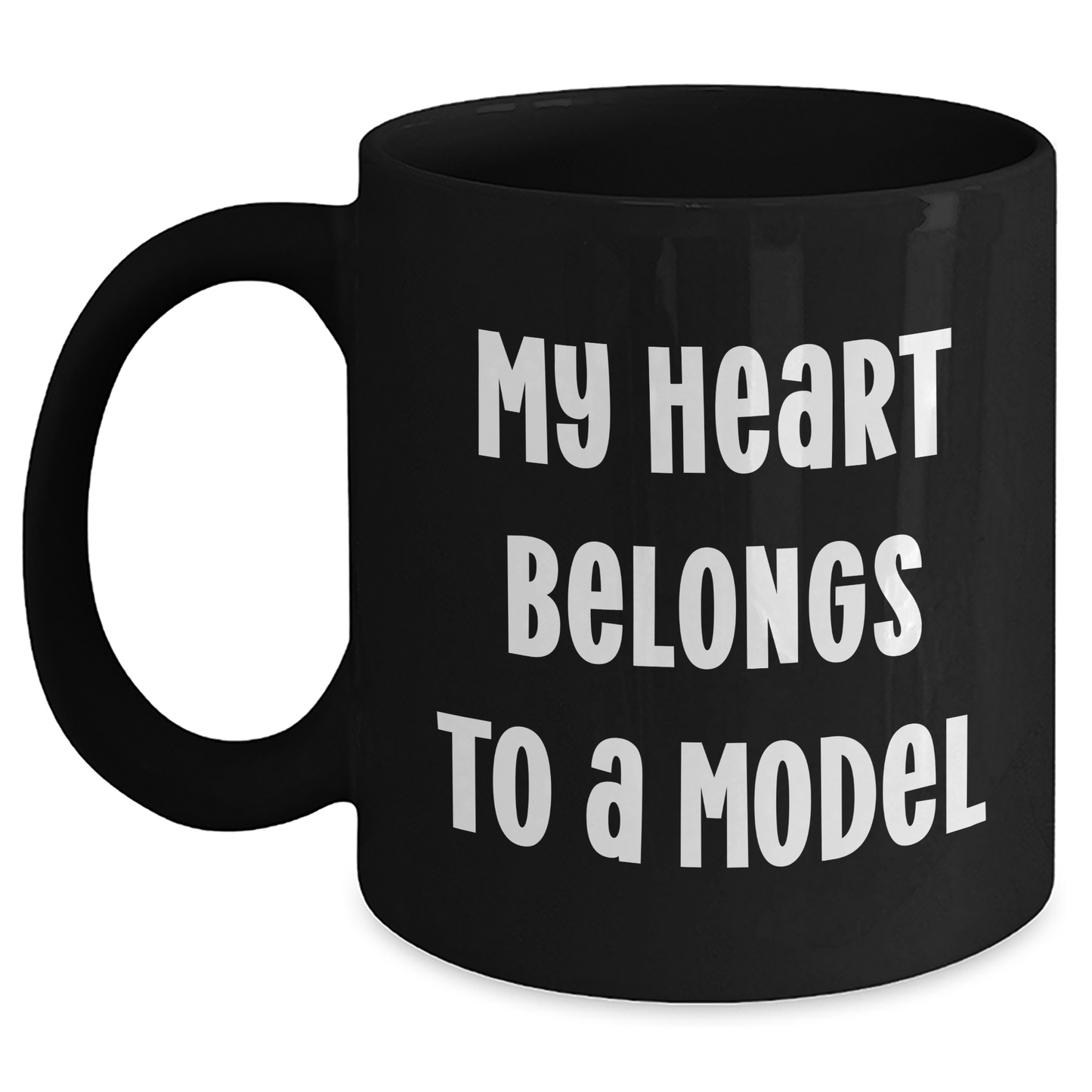 Funny Model Quote Gifts for Friends, Black Coffee Mugs from Family, Inspirational Graduation Unique Gifts for Him or Her - Main