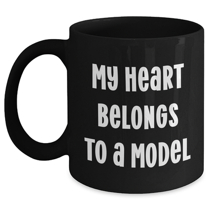 Funny Model Quote Gifts for Friends, Black Coffee Mugs from Family, Inspirational Graduation Unique Gifts for Him or Her - Main