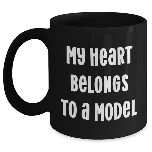 Funny Model Quote Gifts for Friends, Black Coffee Mugs from Family, Inspirational Graduation Unique Gifts for Him or Her - Main