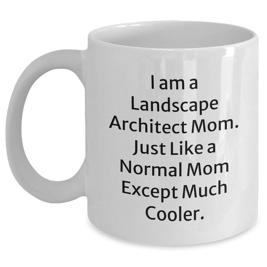 Landscape Architect Mom's Funny White Coffee Mug Gifts from Men for Father's Day - Main
