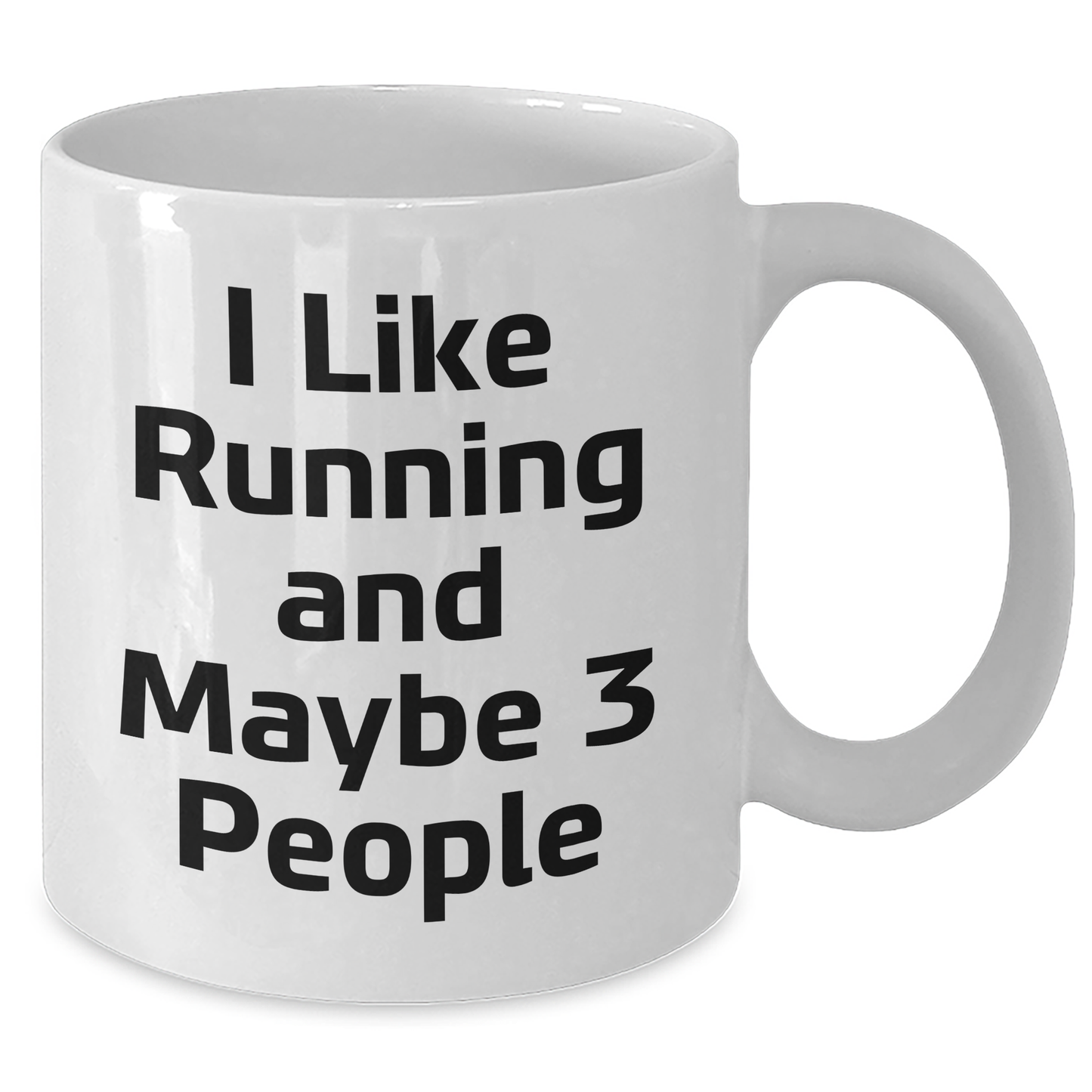Funny Running Quote White Coffee Mug, Gifts from Friends and Family for Running Enthusiasts, Graduation Unique Gifts, 11oz or 15oz Capacity, Ceramic Material, Microwave and Dishwasher Safe - Additional