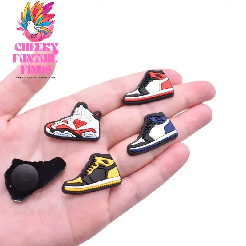 12Pcs Sneaker Collection Shoe Charms Accessories Sets For Kids Men Hole Shoes Charms Cartoon Sandals Decoration Cheeky Fantail Finds