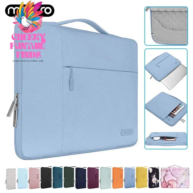 13 13.3 14 15 16 inch Laptop Bag Case for Macbook Air Pro M1 A2442 2022 2021 2020 Notebook Handbag Waterproof Briefcase Sleeve Cheeky Fantail Finds