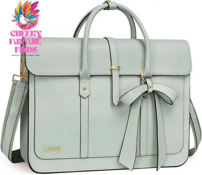 15 15.6 16 inch Laptop Bag for Women MacBook Air Pro M3 M2 M1 HP Dell Asus Notebook PU Leather Computer Shoulder Bag Backpack Cheeky Fantail Finds