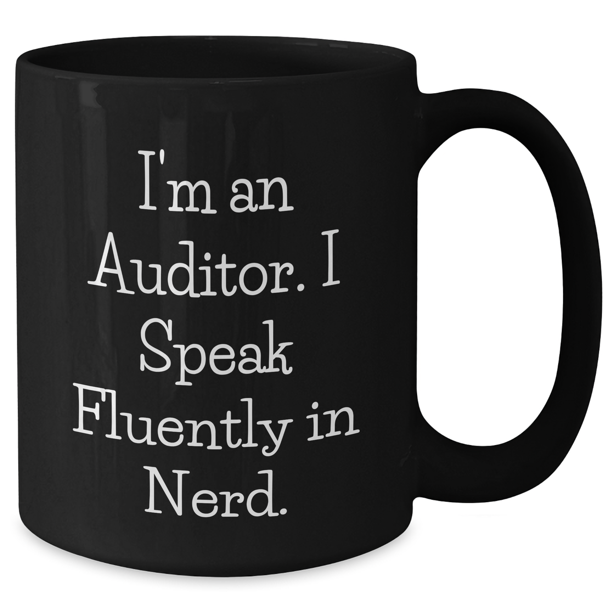 Auditor's genius-tastic Coffee Mug, Funny Quote Inside, Gifts from Men to Auditor, Black Coffee Mug for Father's Day - Additional