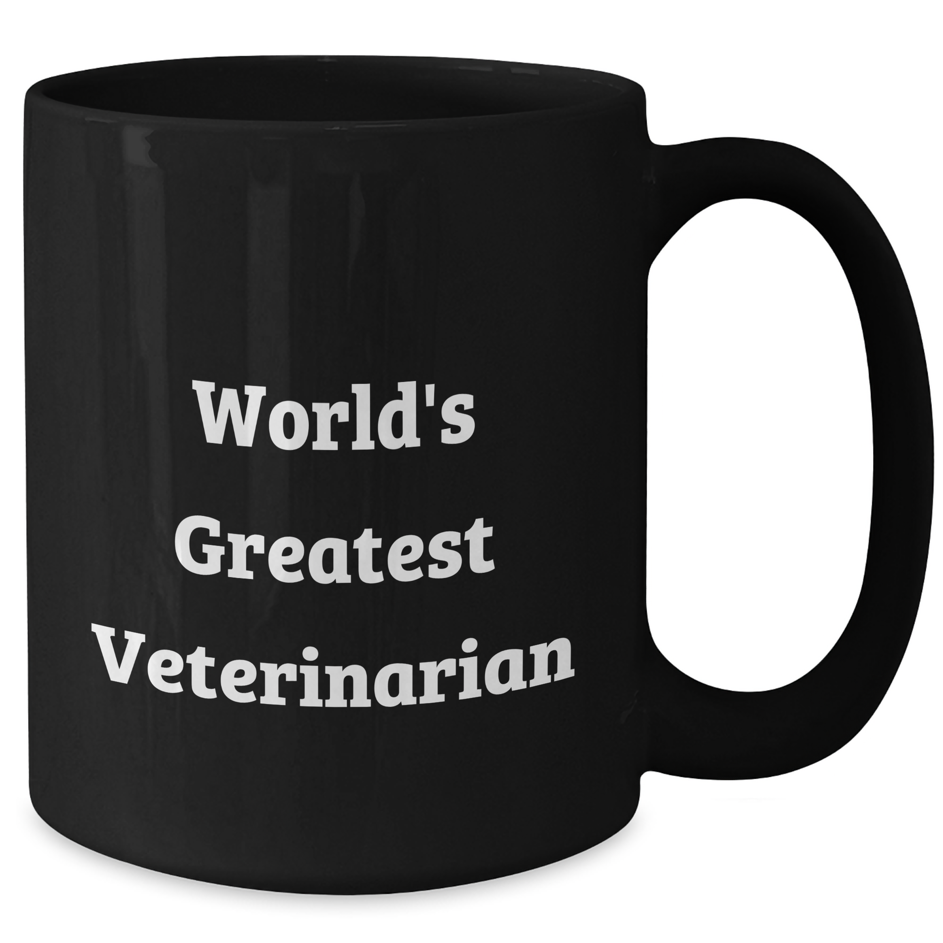World's Greatest Veterinarian Funny Mug Gifts for Men, Black Coffee Mug, Father's Day Unique Gifts from Family - Additional