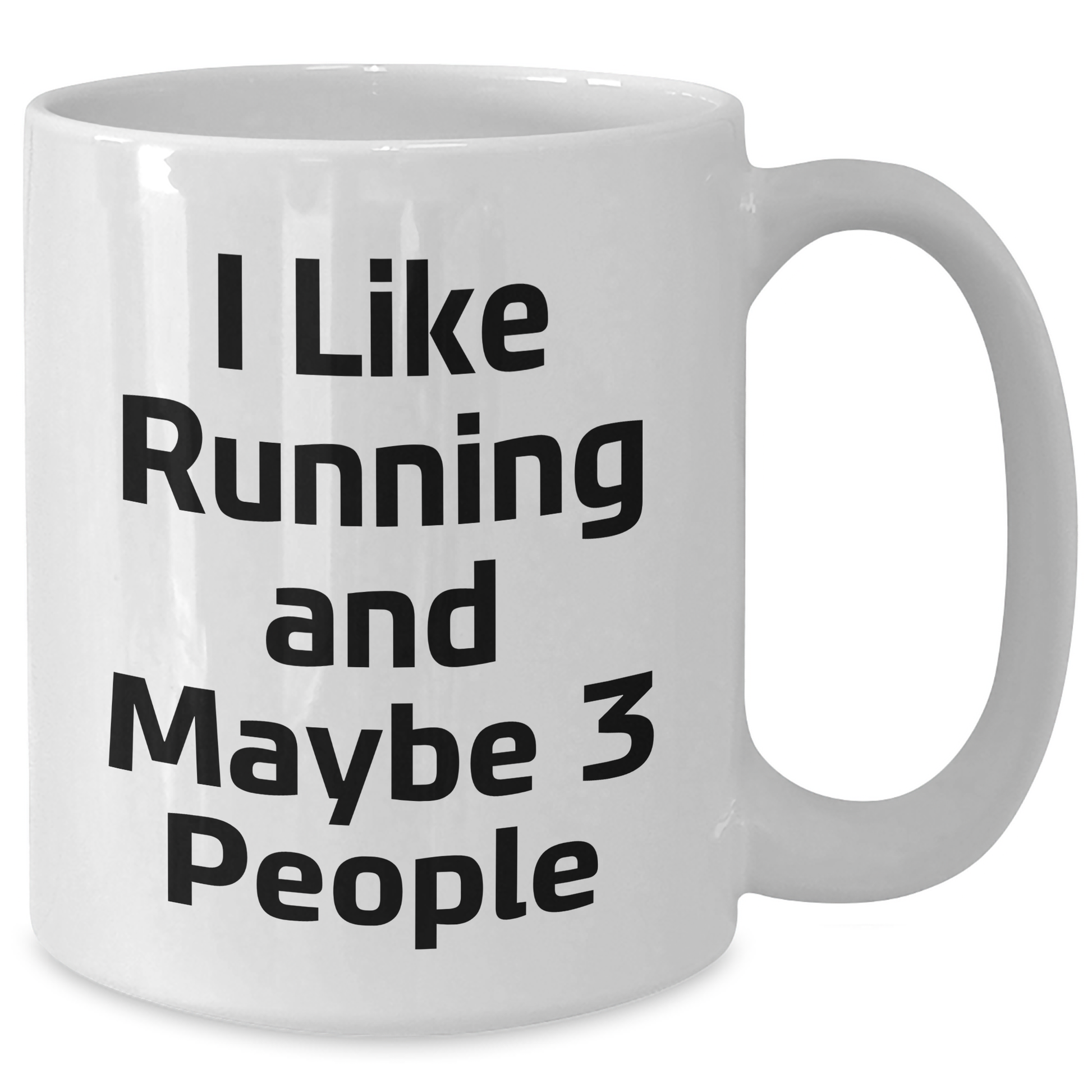Funny Running Quote White Coffee Mug, Gifts from Friends and Family for Running Enthusiasts, Graduation Unique Gifts, 11oz or 15oz Capacity, Ceramic Material, Microwave and Dishwasher Safe - Additional