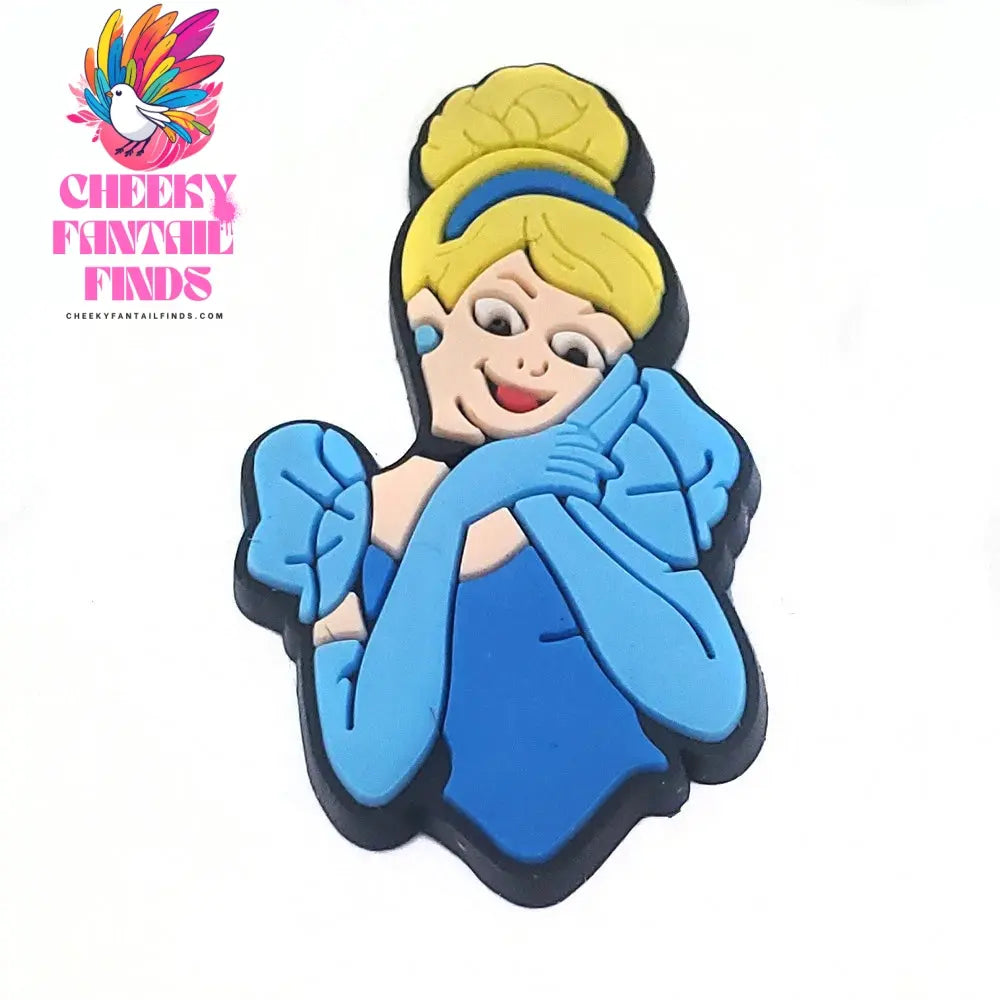 15Pcs Set Princess PVC Sandals Shoe Accessories Charms Decoration Buckle Cute Ornament DIY Wristbands Charms Cheeky Fantail Finds