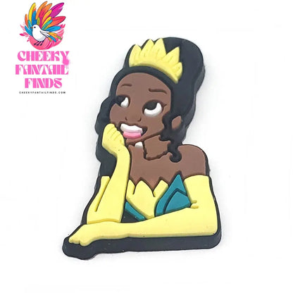 15Pcs Set Princess PVC Sandals Shoe Accessories Charms Decoration Buckle Cute Ornament DIY Wristbands Charms Cheeky Fantail Finds