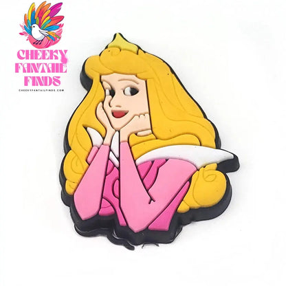 15Pcs Set Princess PVC Sandals Shoe Accessories Charms Decoration Buckle Cute Ornament DIY Wristbands Charms Cheeky Fantail Finds