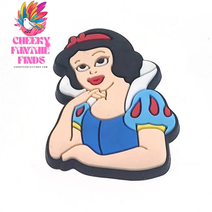 15Pcs Set Princess PVC Sandals Shoe Accessories Charms Decoration Buckle Cute Ornament DIY Wristbands Charms Cheeky Fantail Finds