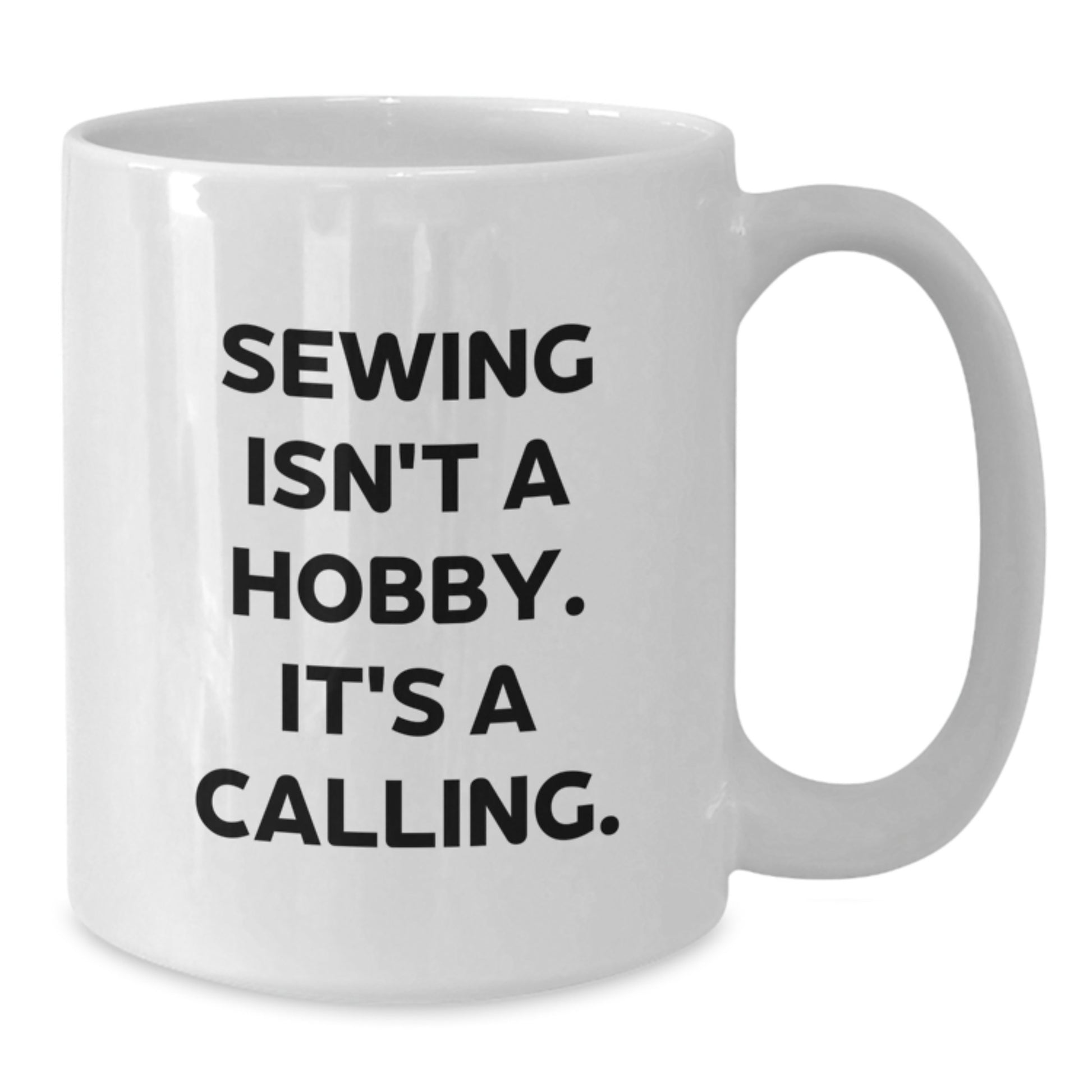 Sewing Inspiration Gifts for Her, Funny White Coffee Mug for Sewing Enthusiasts, Gifts from Family, Unique Graduation Celebrations - Additional