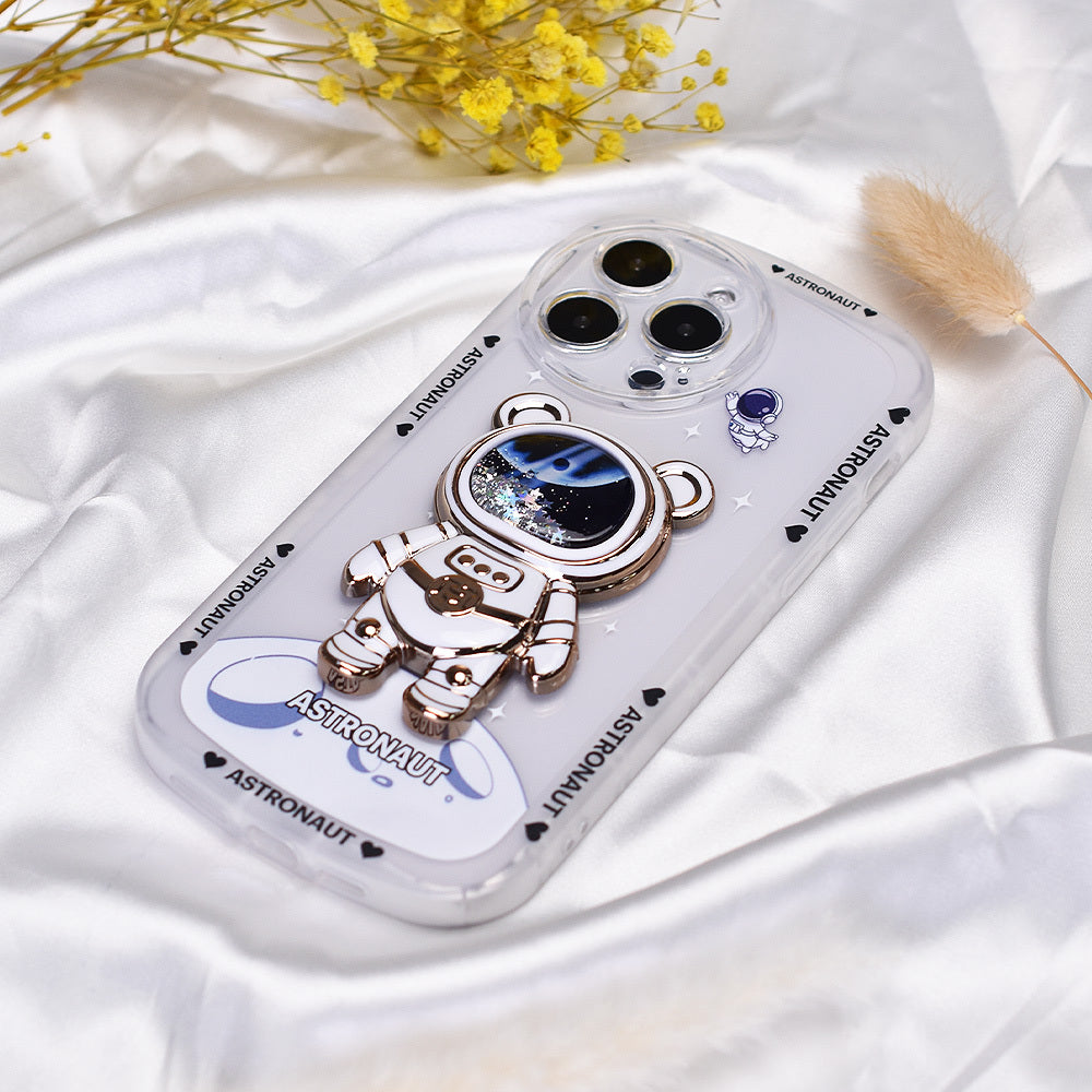 Galactic Astronaut Graphic Phone Case - Durable Protection, Vibrant Print - Festive Gift for IPhone 14, 13, 12, 11, X, XR, XS, 8, 7, Mini, Plus, Pro Max, SE - Perfect Easter, Christmas, Halloween Surprise for Her, Him, Friend