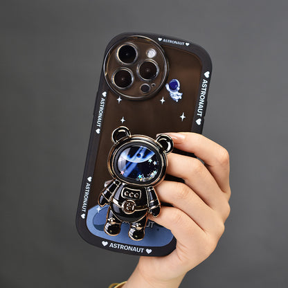 Galactic Astronaut Graphic Phone Case - Durable Protection, Vibrant Print - Festive Gift for IPhone 14, 13, 12, 11, X, XR, XS, 8, 7, Mini, Plus, Pro Max, SE - Perfect Easter, Christmas, Halloween Surprise for Her, Him, Friend
