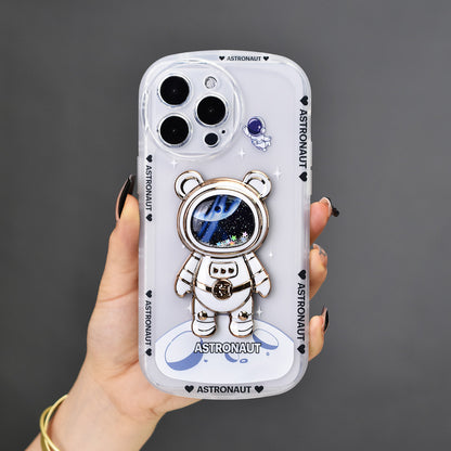 Galactic Astronaut Graphic Phone Case - Durable Protection, Vibrant Print - Festive Gift for IPhone 14, 13, 12, 11, X, XR, XS, 8, 7, Mini, Plus, Pro Max, SE - Perfect Easter, Christmas, Halloween Surprise for Her, Him, Friend