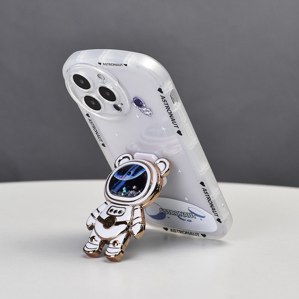 Galactic Astronaut Graphic Phone Case - Durable Protection, Vibrant Print - Festive Gift for IPhone 14, 13, 12, 11, X, XR, XS, 8, 7, Mini, Plus, Pro Max, SE - Perfect Easter, Christmas, Halloween Surprise for Her, Him, Friend