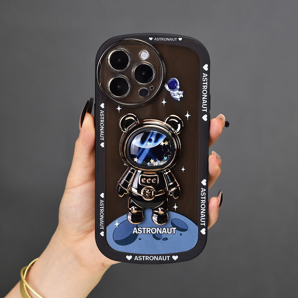 Galactic Astronaut Graphic Phone Case - Durable Protection, Vibrant Print - Festive Gift for IPhone 14, 13, 12, 11, X, XR, XS, 8, 7, Mini, Plus, Pro Max, SE - Perfect Easter, Christmas, Halloween Surprise for Her, Him, Friend