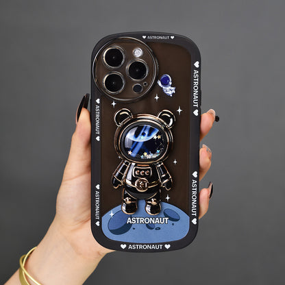 Galactic Astronaut Graphic Phone Case - Durable Protection, Vibrant Print - Festive Gift for IPhone 14, 13, 12, 11, X, XR, XS, 8, 7, Mini, Plus, Pro Max, SE - Perfect Easter, Christmas, Halloween Surprise for Her, Him, Friend