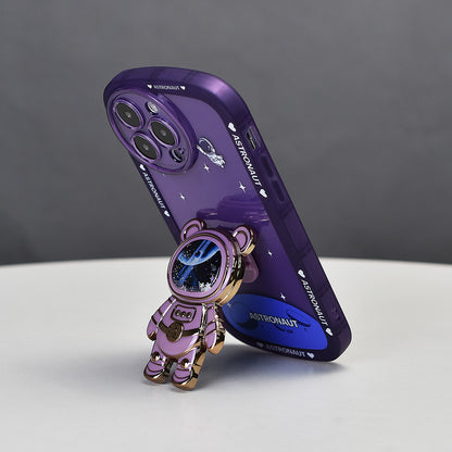 Galactic Astronaut Graphic Phone Case - Durable Protection, Vibrant Print - Festive Gift for IPhone 14, 13, 12, 11, X, XR, XS, 8, 7, Mini, Plus, Pro Max, SE - Perfect Easter, Christmas, Halloween Surprise for Her, Him, Friend