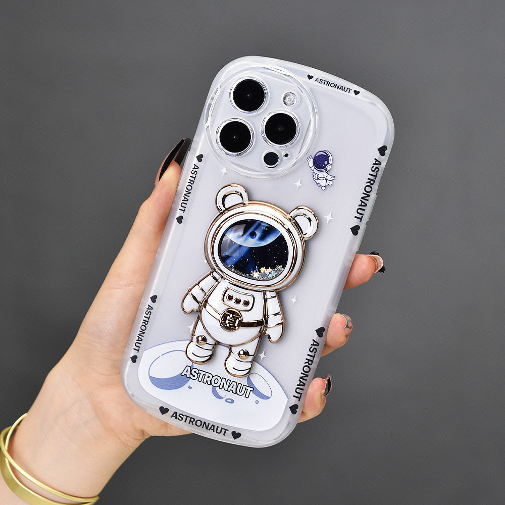 Galactic Astronaut Graphic Phone Case - Durable Protection, Vibrant Print - Festive Gift for IPhone 14, 13, 12, 11, X, XR, XS, 8, 7, Mini, Plus, Pro Max, SE - Perfect Easter, Christmas, Halloween Surprise for Her, Him, Friend