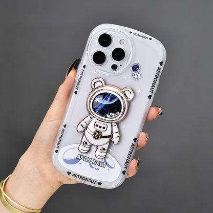 Galactic Astronaut Graphic Phone Case - Durable Protection, Vibrant Print - Festive Gift for IPhone 14, 13, 12, 11, X, XR, XS, 8, 7, Mini, Plus, Pro Max, SE - Perfect Easter, Christmas, Halloween Surprise for Her, Him, Friend