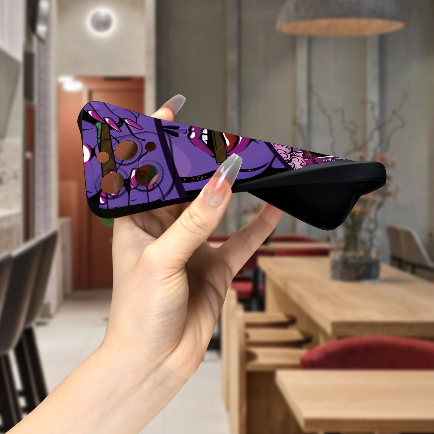 Chic Lips Printed Phone Case - Fashion-Forward Protection for iPhone 15 14 13 12 11 XS XR X 7 8 Plus Pro Max Mini - Unique & Eye-Catching Design