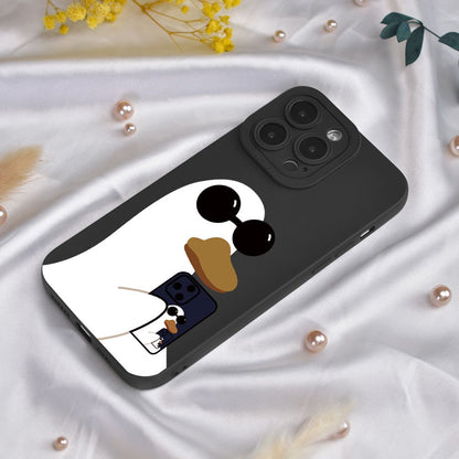 Duck With Sunglasses Pattern Mobile Phone Case Full-Body Protection TPU Soft Rubber Case Colorful: Transparent White Black For Men Women For IPhone 15, 14, 13, 12, 11, XS, XR, X, 7, 8, 6s, Mini, Plus, ProMax, SE