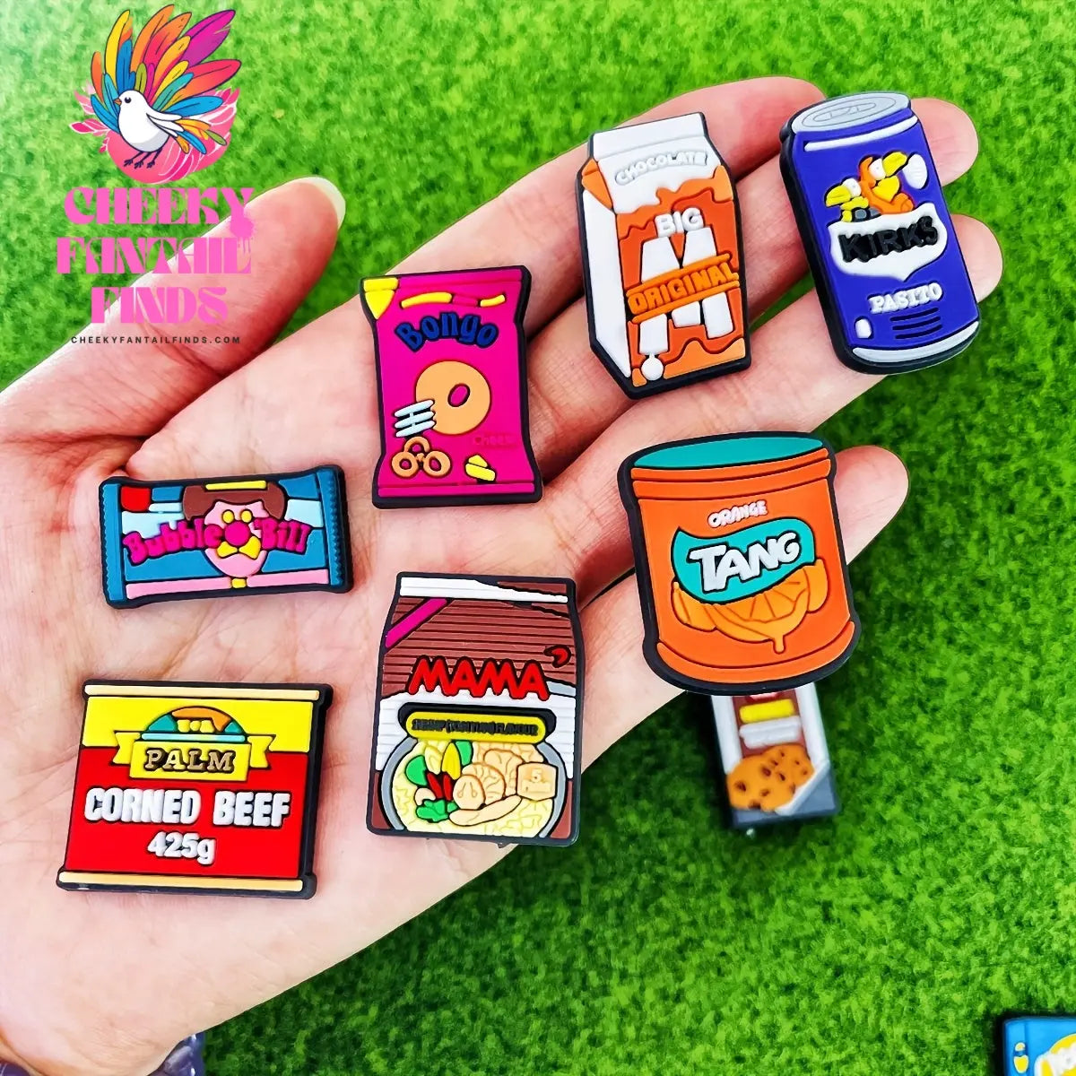 16pcs PVC Imitation Food Shoe Charms, Cute Snack & Beverage Designs, Playful Shoe Accessories Set Cheeky Fantail Finds