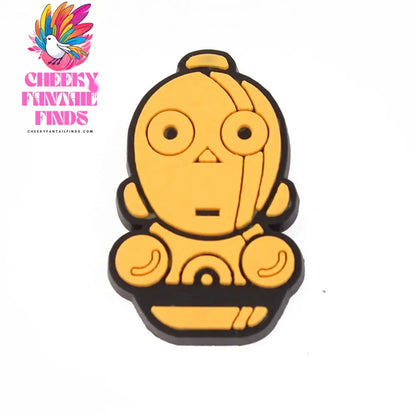 16styles Cute Yoda Shoe Charms Decor Accessory for Clogs Sandals Decorations Charms Decor PVC Accessories Cartoon Kids Gifts Cheeky Fantail Finds