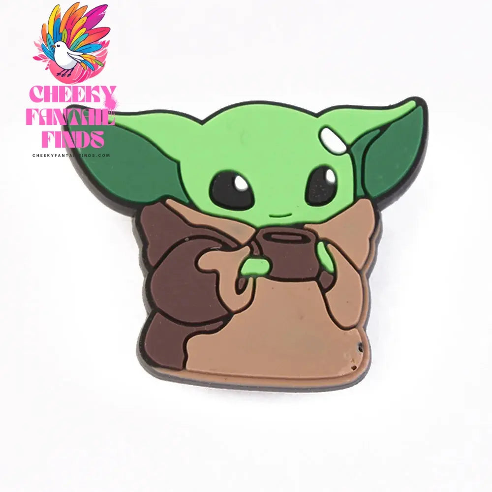 16styles Cute Yoda Shoe Charms Decor Accessory for Clogs Sandals Decorations Charms Decor PVC Accessories Cartoon Kids Gifts Cheeky Fantail Finds