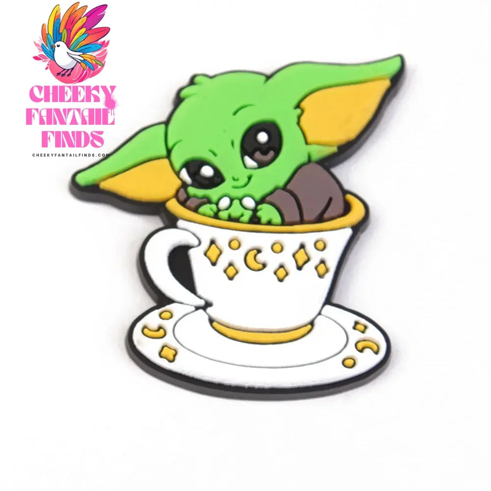 16styles Cute Yoda Shoe Charms Decor Accessory for Clogs Sandals Decorations Charms Decor PVC Accessories Cartoon Kids Gifts Cheeky Fantail Finds