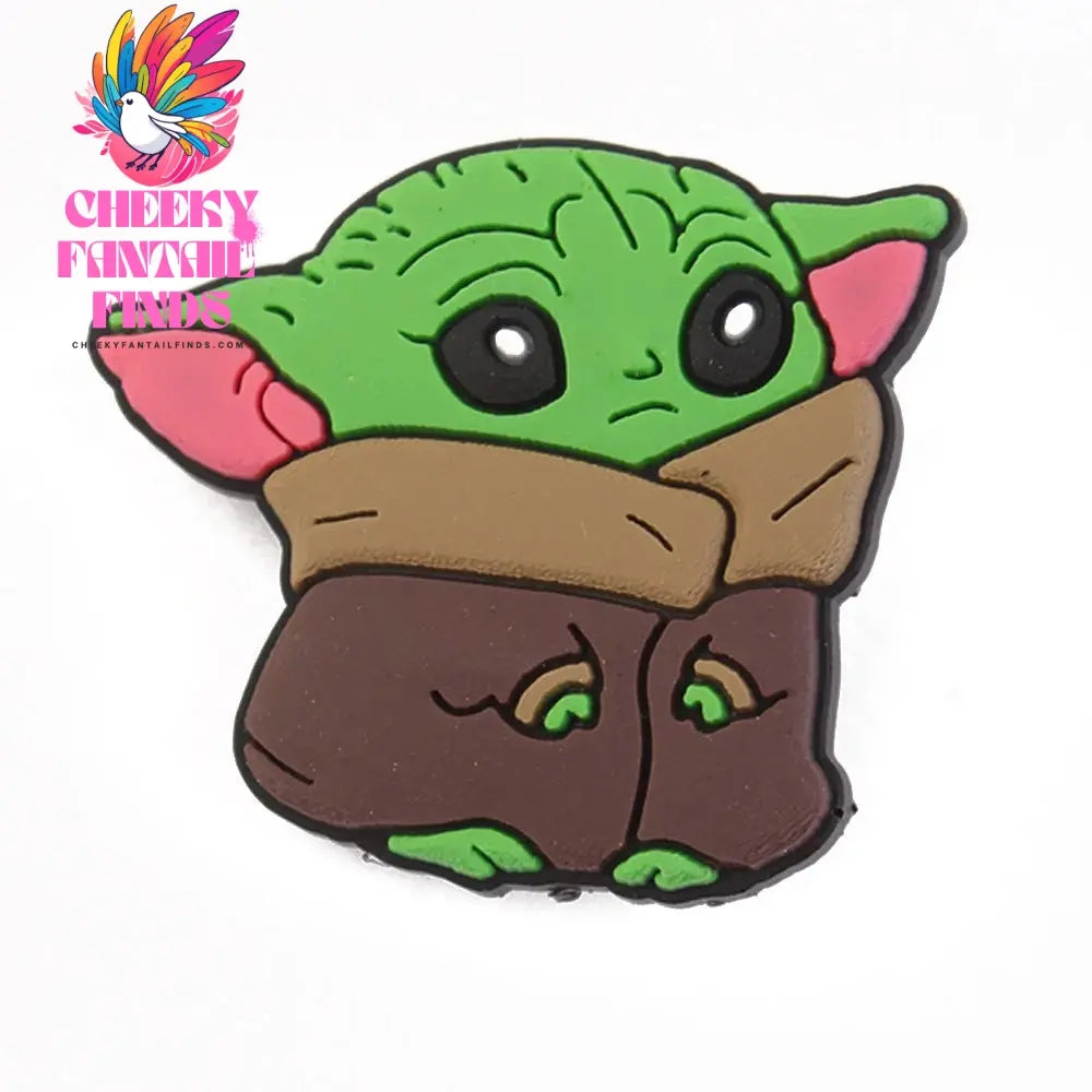 16styles Cute Yoda Shoe Charms Decor Accessory for Clogs Sandals Decorations Charms Decor PVC Accessories Cartoon Kids Gifts Cheeky Fantail Finds