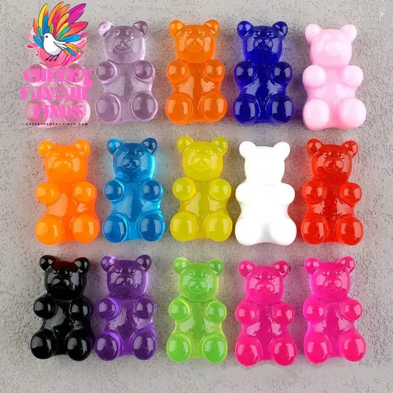 18 Pcs Bear Designer Shoes Charms Set Fit Children Decorations For Hole Shoes Ornaments Women Accessories Pins Wholesale Cheeky Fantail Finds