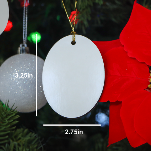 Turkish Van Cat Mom Gifts for Christmas - Oval Ornament 'I'm Not A Regular Mom. I'm A Turkish Van Mom.' - Image 2