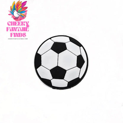 18pcs Cartoon Football Shoe Charms Design Shoe Decoration Fits For PVC Shoe Accessories Kids Boys Party Gifts Cheeky Fantail Finds