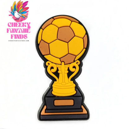 18pcs Cartoon Football Shoe Charms Design Shoe Decoration Fits For PVC Shoe Accessories Kids Boys Party Gifts Cheeky Fantail Finds