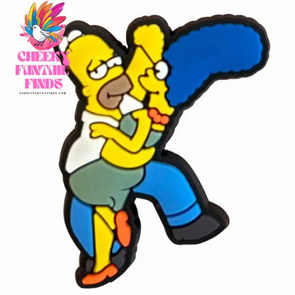 18pcs/set CCF Simpson Cartoon Comedy Series for Shoe Charms Accessories for Classic Clog Shoe Decoration Birthday Gifts Cheeky Fantail Finds