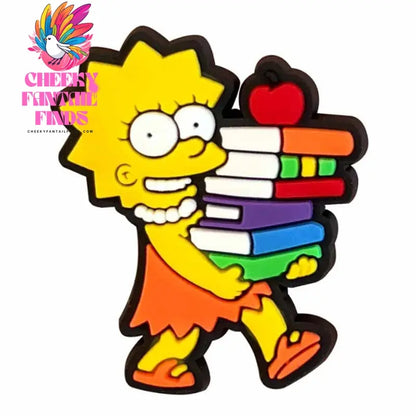 18pcs/set CCF Simpson Cartoon Comedy Series for Shoe Charms Accessories for Classic Clog Shoe Decoration Birthday Gifts Cheeky Fantail Finds