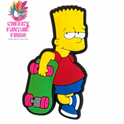 18pcs/set CCF Simpson Cartoon Comedy Series for Shoe Charms Accessories for Classic Clog Shoe Decoration Birthday Gifts Cheeky Fantail Finds