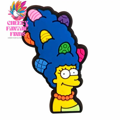 18pcs/set CCF Simpson Cartoon Comedy Series for Shoe Charms Accessories for Classic Clog Shoe Decoration Birthday Gifts Cheeky Fantail Finds