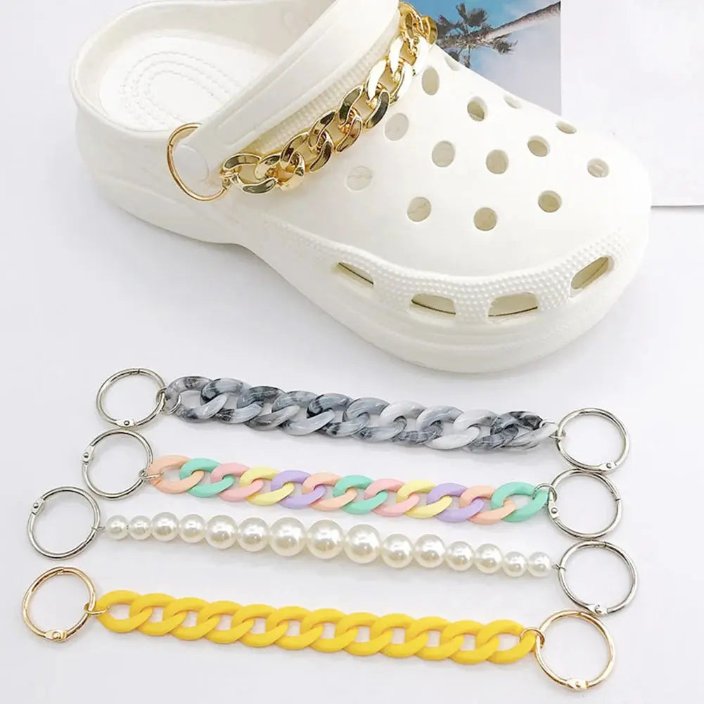 1PCS Charm Tassel Heart Pendant Boot Shoe Chain Sneakers Jewelry For Women Unisex Trendy Sports Shoes Chain Party Jewelry Gift Cheeky Fantail Finds