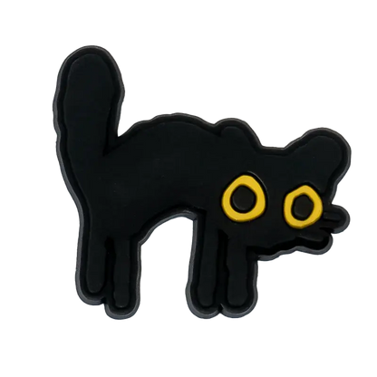 1PCS Cute Cats Shoe Charms Black Cat Shoe Accessories for Clogs Women's Snadal Decoration Men Kids Slippers Buckle Pins Pendants - Cheeky Fantail Finds