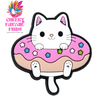 1PCS Cute Cats Shoe Charms Black Cat Shoe Accessories for Clogs Women's Snadal Decoration Men Kids Slippers Buckle Pins Pendants - Cheeky Fantail Finds