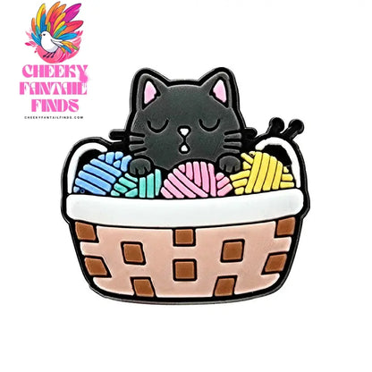 1PCS Cute Cats Shoe Charms Black Cat Shoe Accessories for Clogs Women's Snadal Decoration Men Kids Slippers Buckle Pins Pendants - Cheeky Fantail Finds