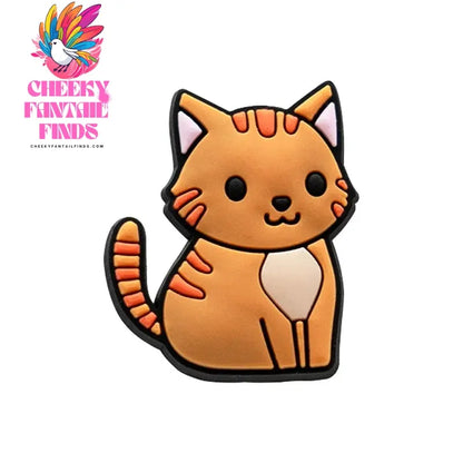 1PCS Cute Cats Shoe Charms Black Cat Shoe Accessories for Clogs Women's Snadal Decoration Men Kids Slippers Buckle Pins Pendants - Cheeky Fantail Finds