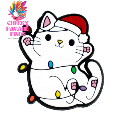 1PCS Cute Cats Shoe Charms Black Cat Shoe Accessories for Clogs Women's Snadal Decoration Men Kids Slippers Buckle Pins Pendants - Cheeky Fantail Finds